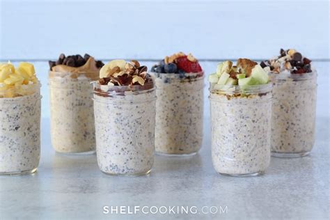 How to Make Overnight Oats + 10 Flavor Combos! - Shelf Cooking