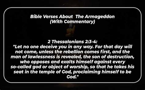 Bible Verses About The Armageddon (With Commentary ...