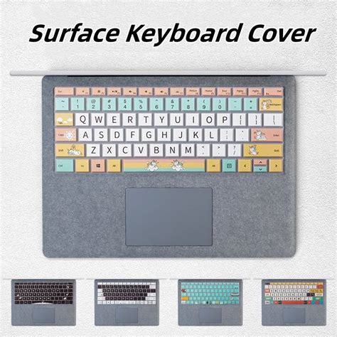 New Colorful Keyboard Cover for Microsoft Surface Pro 7 6 5 4 X Laptop ...