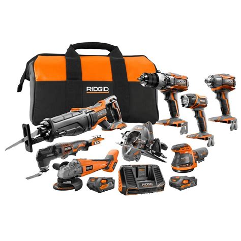 RIDGID GEN5X 18-Volt Cordless Combo Kit (8-Piece) | Combo kit, Ridgid ...