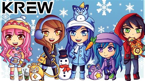 KREW Winter Themed Speed Paint - YouTube