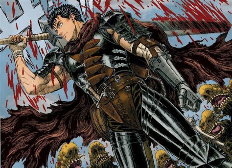 Berserk Anime Wallpaper - Guts Berserk Manga Colored - 1519x1100 ...