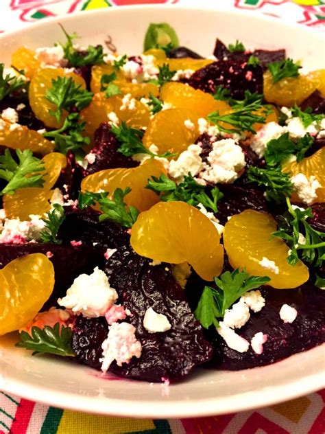 Roasted Beet Salad With Feta Cheese And Oranges – Melanie Cooks