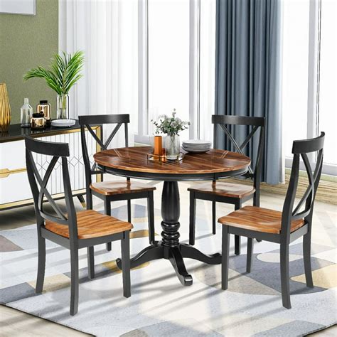 Round Dining Table And Chairs Adorable Round Dining Room Table Sets For ...