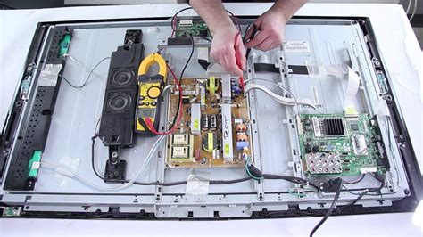 Samsung LCD TV Repair - TV Won't Turn On - How to Replace Power Supply ...