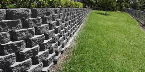 Gardenwall Standard Retaining Wall Blocks (Charcoal) SALE | Darling ...