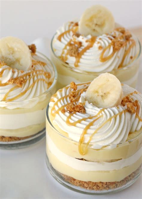 Banana Caramel Cream Dessert - Glorious Treats