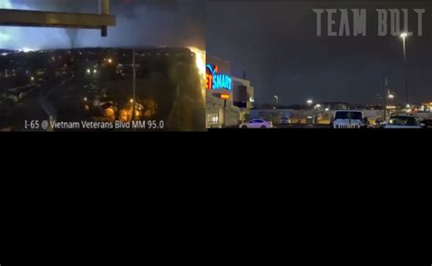 Tornado in Hendersonville, TN hits a TVS substation, causing a huge ...