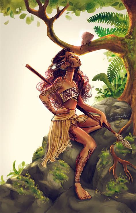 Tyler Amato | Maori art, Character art, Warrior girl