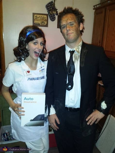 Flo & Mayhem - Couple's DIY Halloween Costume