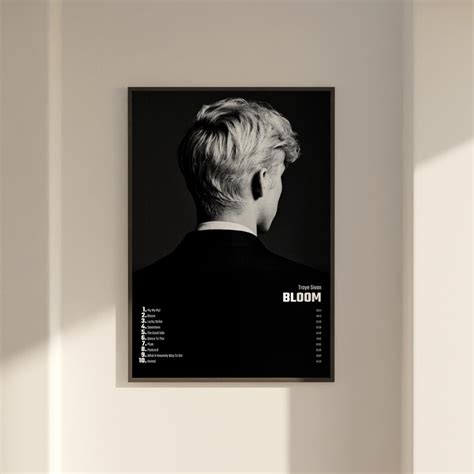 Troye Sivan Bloom Album Cover Poster Wall Art, Troye Sivan, Bloom - Etsy