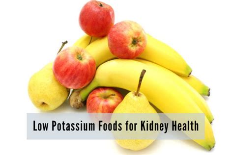 Low Potassium Foods for Kidney Health - Health Stand Nutrition - Online ...