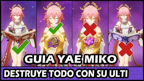 GUIA YAE MIKO - BUILD YAE MIKO ARMAS , ARTEFACTOS, EQUIPOS , YAE MIKO ...