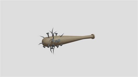 Spiked Baseball Bat - Buy Royalty Free 3D model by Ed+ (@EDplus ...