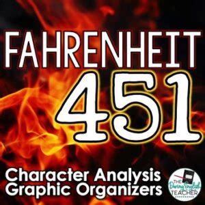 Fahrenheit 451 Character Analysis Graphic Organizers - The Daring ...