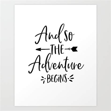 And So The Adventure Begins,Funny Print,Adventure Time,Kids Gift ...