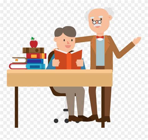 Teaching Cartoon Images - Professor And Student Cartoon Clipart ...