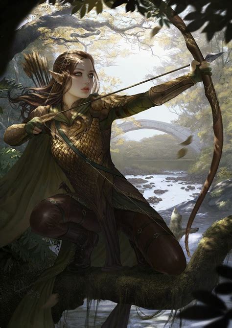 Karal, arquera elfa | Fantasy art women, Fantasy character design ...