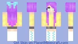 Neon Girl ♡ Minecraft Skin