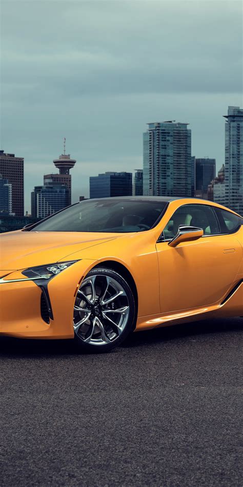 Download wallpaper 1080x2160 2019, yellow lexus lc 500, honor 7x, honor ...