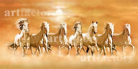 Vastu Running Seven Horse Paintings