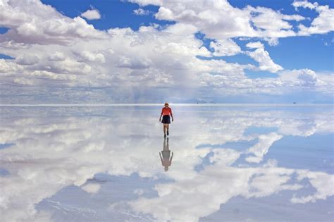 God's own Mirror.Salar De Uyuni (World's largest salt desert)Bolivia ...