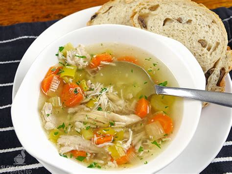 Healthy Slow Cooker Chicken Soup - Slow Cooking Perfected