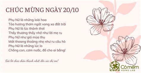 Tổng hợp những bài thơ 20/10 hay nhất chúc mừng Ngày Phụ nữ Việt Nam