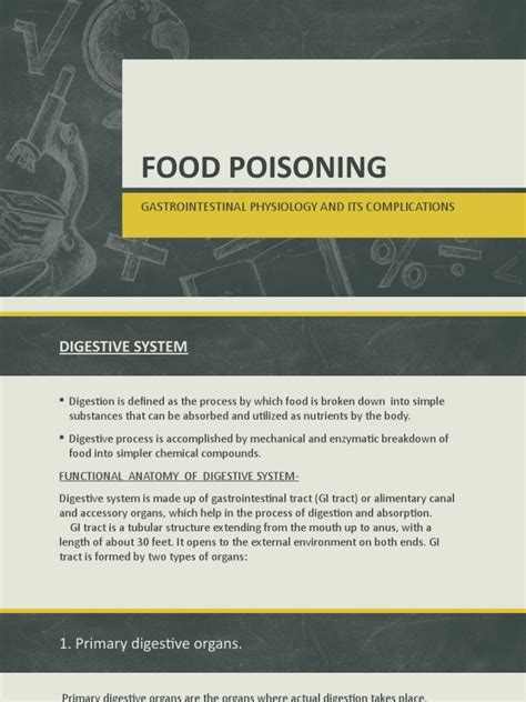 Food Poisoning | PDF | Gastrointestinal Tract | Stomach