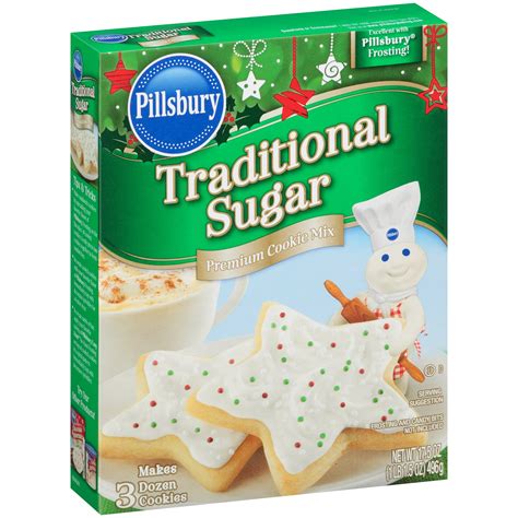 Pillsbury Holiday Traditional Sugar Cookie Mix - Shop Icing ...