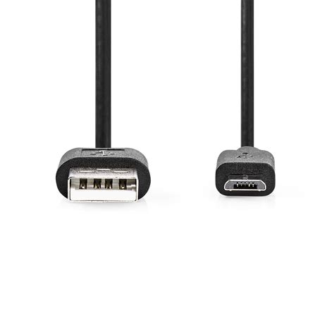 USB Cable | USB 2.0 | USB-A Male | USB Micro-B Male | 480 Mbps | Nickel ...