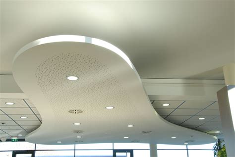 ACOUSTIC PLASTERBOARD CEILING TILES LASTRA DB 8/16F BY FIBRAN