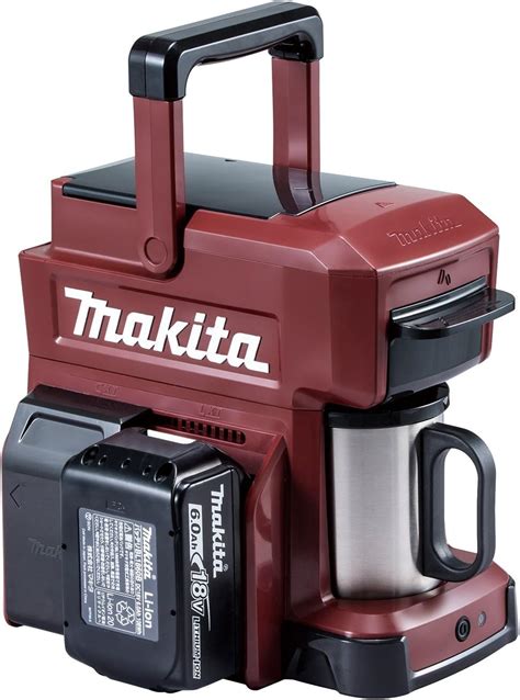 Amazon.com: MAKITA Rechargeable Coffee Maker CM501DZAR (Authentic Red ...