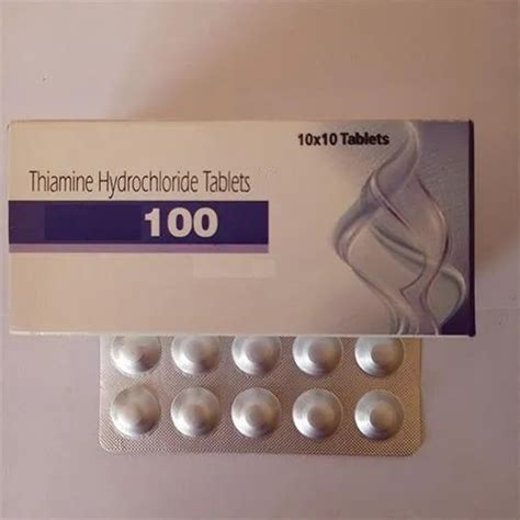 Facmed Thiamine Hydrochloride Tablet, For Vitamin Deficiency, 100 Mg at ...