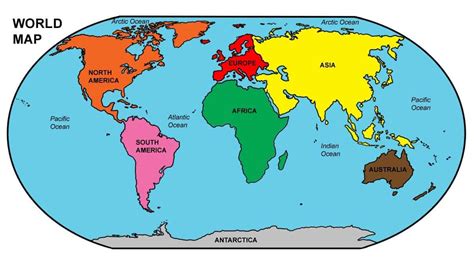 Free Blank Printable World Map Labeled | Map of The World [PDF]