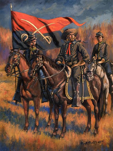 George Armstrong Custer Painting by Mark Maritato