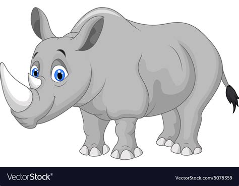 Rhino Cartoon Drawing