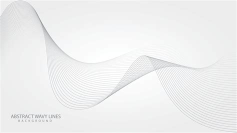 Abstract elegant white background with flowing line waves 3262293 ...