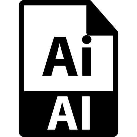 AI file format symbol - Free interface icons