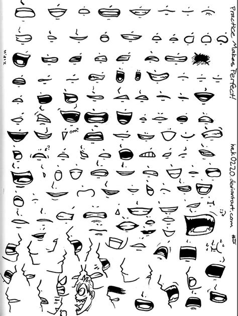 Many Mouths by Kouri-n on DeviantArt | Mouth drawing, Anime mouth ...