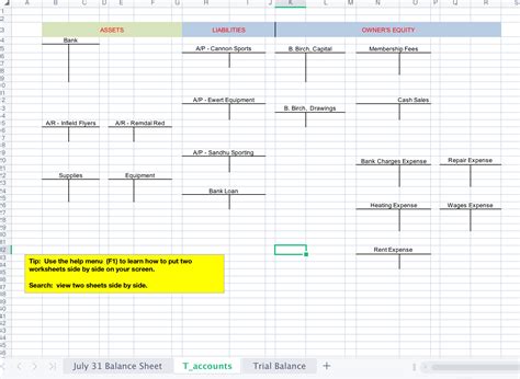 [Solved] Using the T-accounts template, open (set up) the T-accounts ...