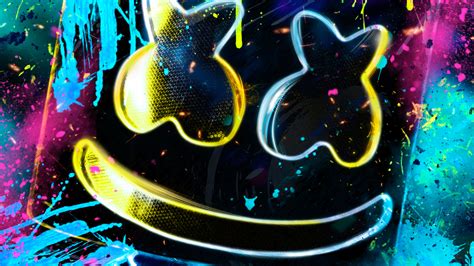 Neon Marshmello Wallpaper,HD Music Wallpapers,4k Wallpapers,Images ...