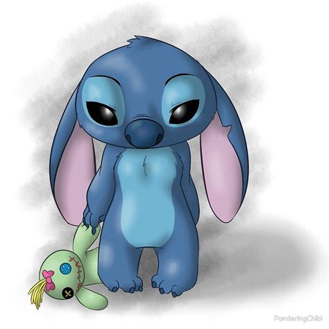 Lonely Sad Stitch Wallpaper - docemoreena