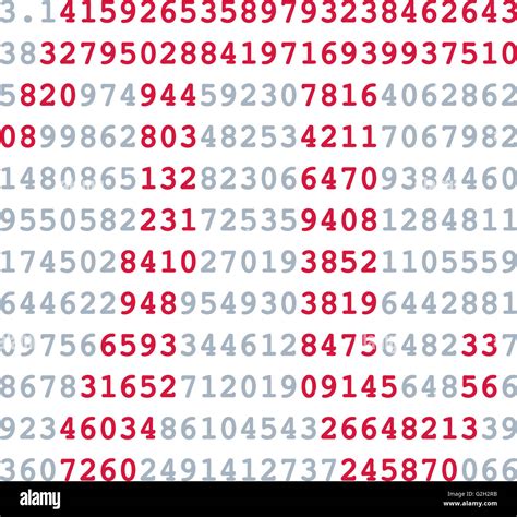 Pi numbers mathematics Stock Photo - Alamy