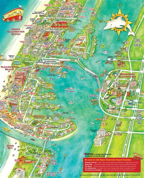 Clearwater Beach Florida Map Of Hotels - Printable Maps