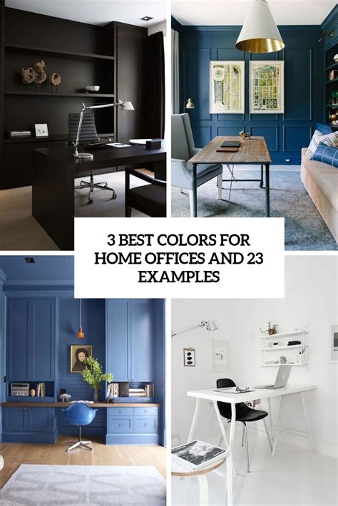 3 Best Colors For Home Offices And 23 Examples - DigsDigs