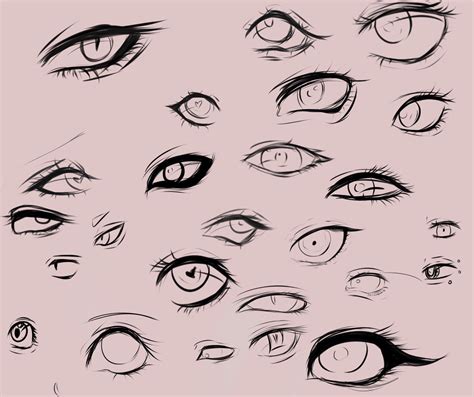 Anime Eyes Sketch Male ~ Eyes Anime Eye Cartoon Scared Clipart Male ...