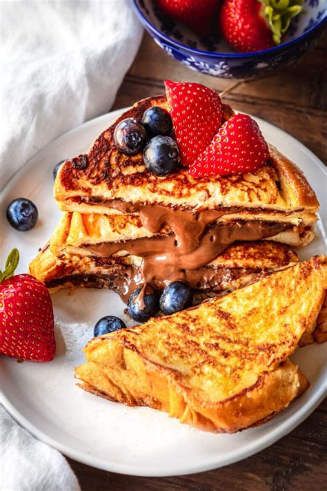 Stuffed Nutella French Toast Recipe - Dinner, then Dessert