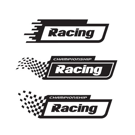 Race flag vector icon symbols. simple design racing flag logo template ...