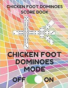 Chicken Foot Dominoes Score Book: Score Pad of 100 Score Sheet Pages ...